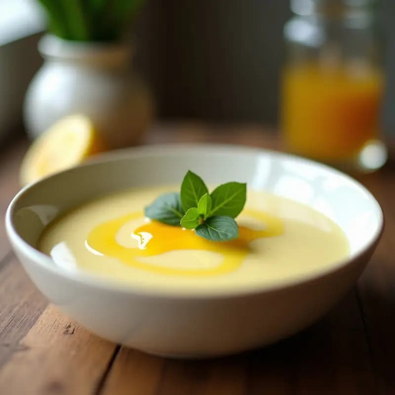 Crema Pastelera de Citronella y Miel: Postre Aromático y Sin Azúcar en 15 Minutos