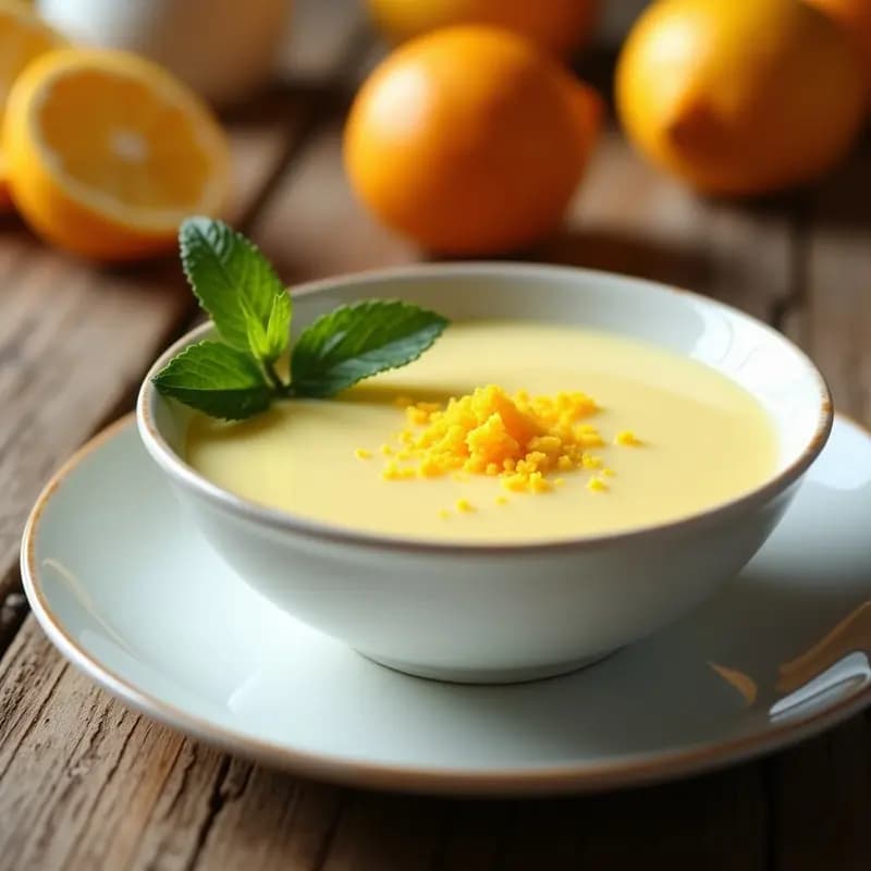 Crema Pastelera de Limón y Naranja: Receta Sin Azúcar con Endulzante Natural en 20 Minutos