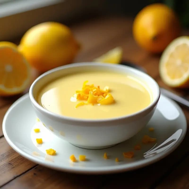 Crema Pastelera de Cítricos Sin Huevos: Receta Ligera y Esponjosa en 20 Minutos