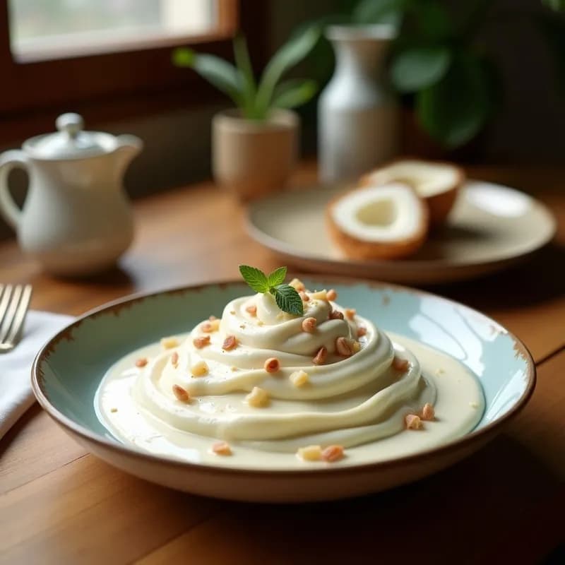 Crema Pastelera de Coco: Receta Sin Lactosa y con Solo 4 Ingredientes