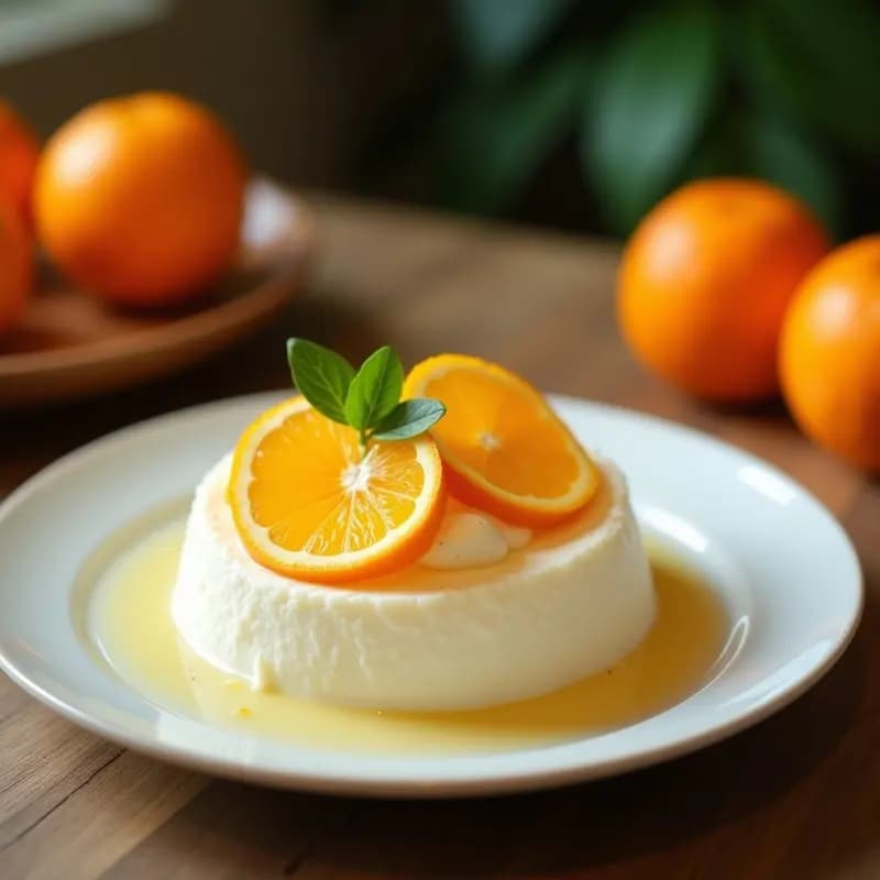 Crema Pastelera de Coco y Naranja: Receta Sin Horno con Vitamina C y Toque Tropical