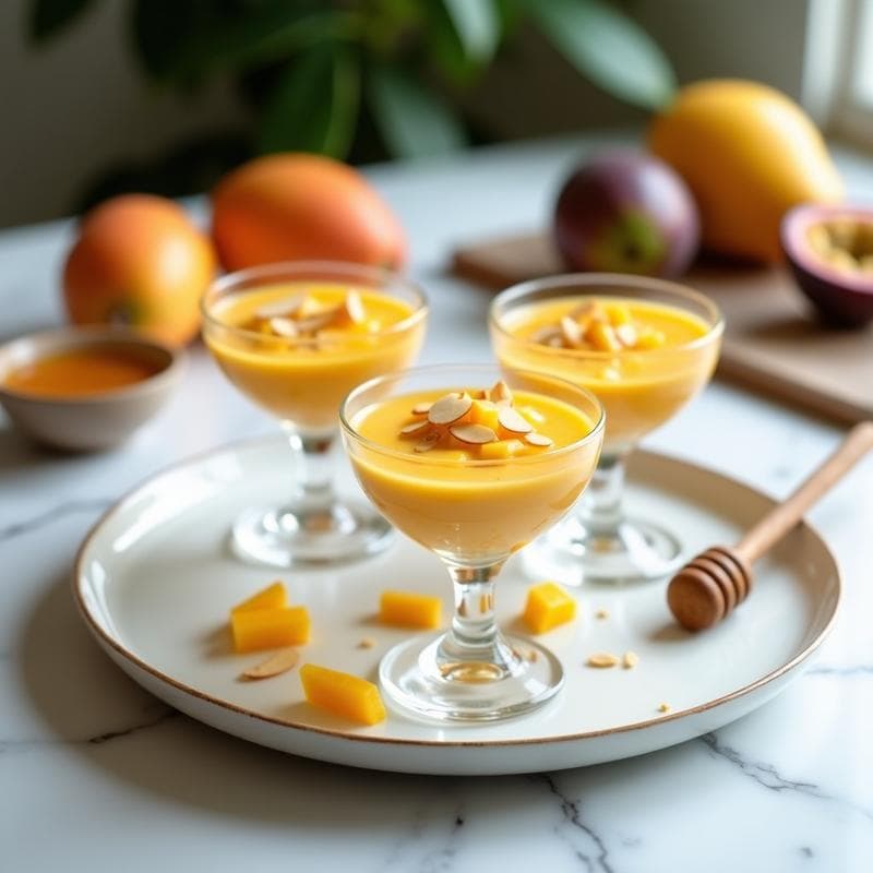 Crema Pastelera de Mango y Maracuyá: Receta Sin Horno y Ultracremosa en 15 Minutos