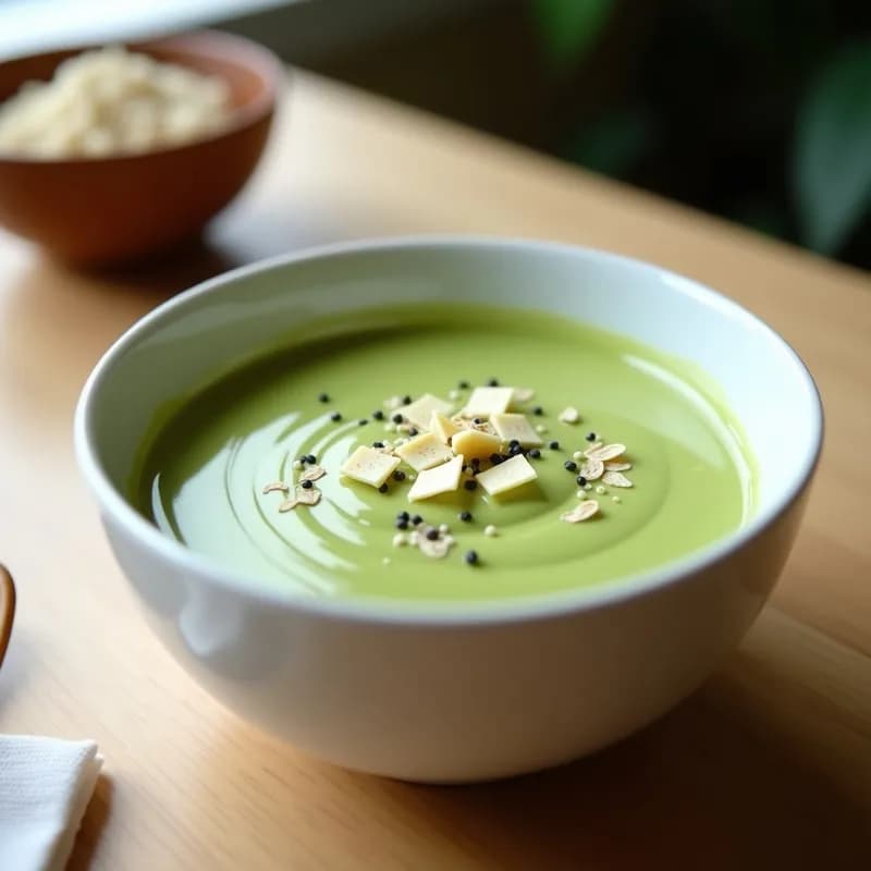 Crema Pastelera de Matcha y Avena: Postre Saludable Sin Azúcar en 15 Minutos