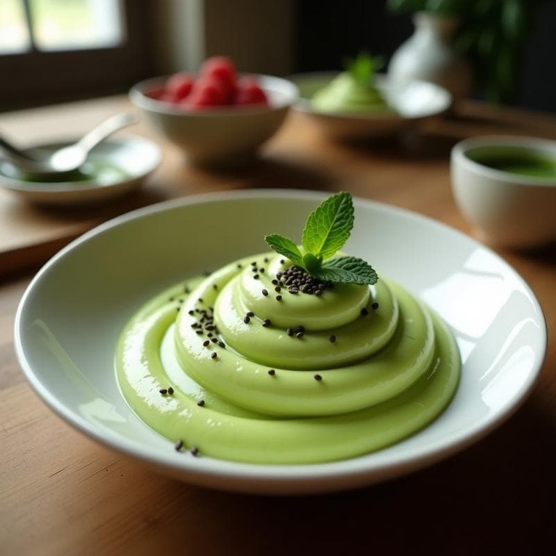 Crema Pastelera de Matcha Cetogénica: Receta Sin Azúcar y Alta en Grasas Saludables