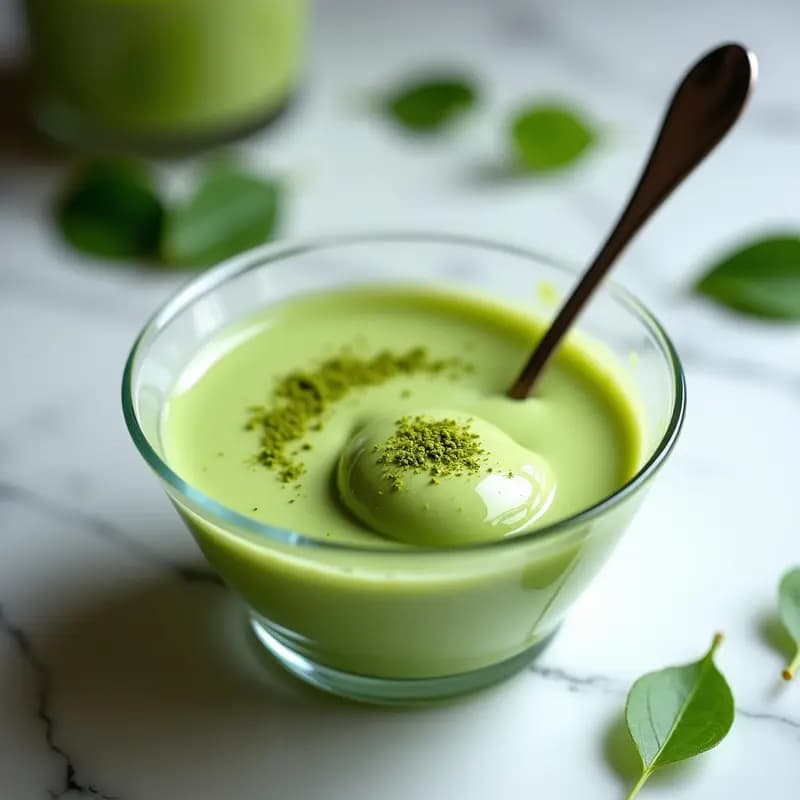 Crema Pastelera de Matcha Sin Azúcar: Receta Keto Rápida y Esponjosa