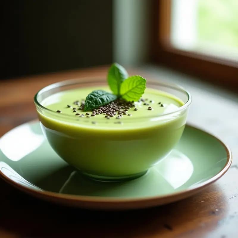 Crema Pastelera de Matcha en Thermomix: Receta Esponjosa y Antioxidante en 12 Minutos