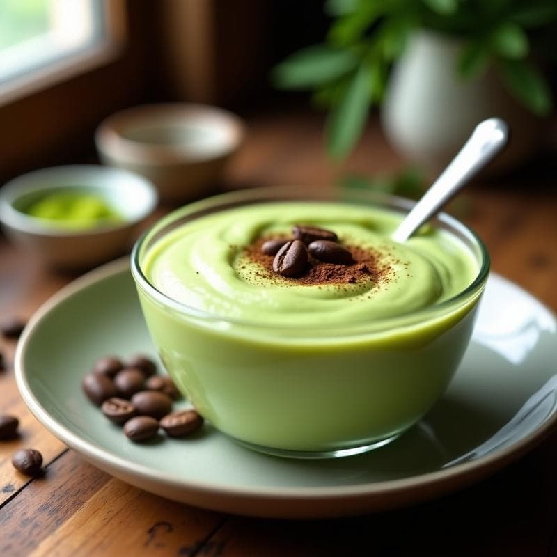 Crema Pastelera Proteica de Café y Matcha: Receta Sin Azúcar y Alta en Energía