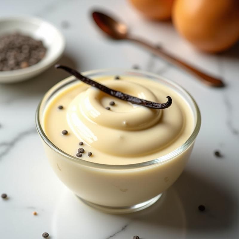 Crema Pastelera Proteica de Vainilla: Receta Sin Harina y Alta en Proteína