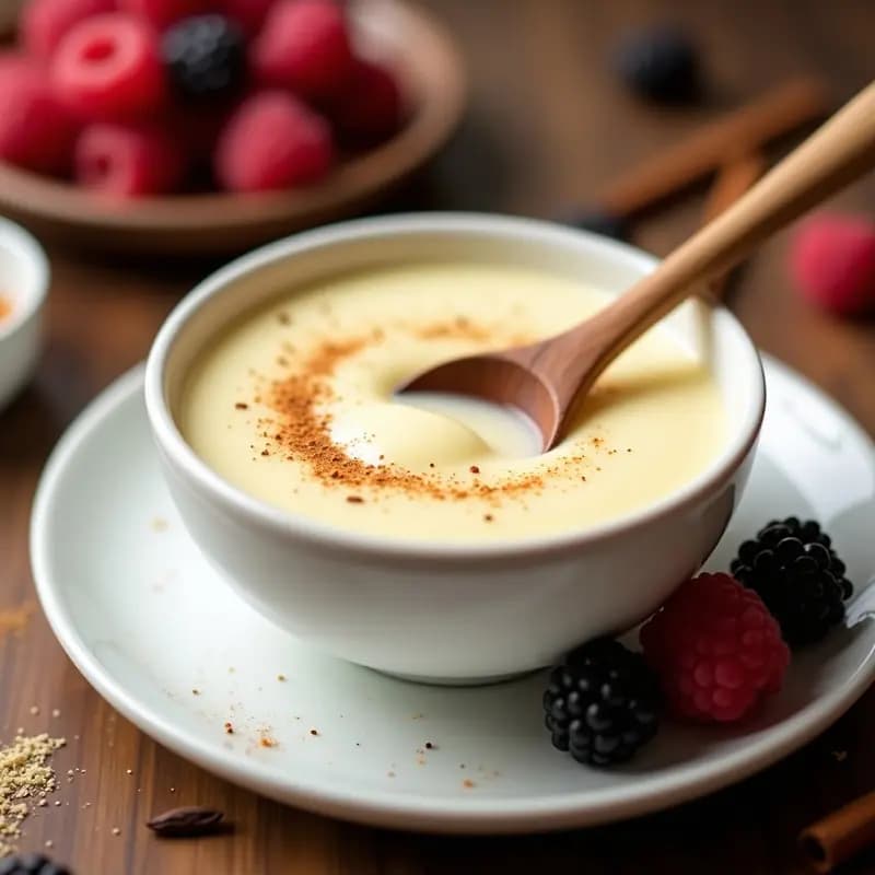 Crema Pastelera Proteinada en Thermomix: Recipe Alta en Proteína y Sin Azúcar