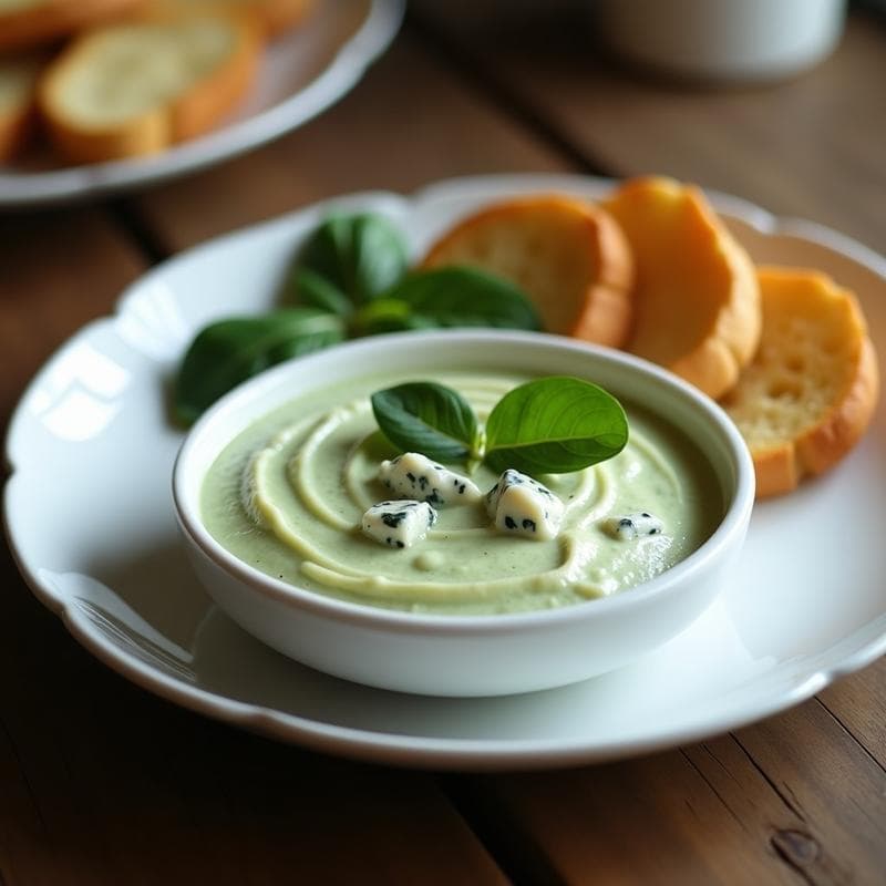 Crema Pastelera Salada de Espinacas y Gorgonzola: Receta en Airfryer Sin Horno
