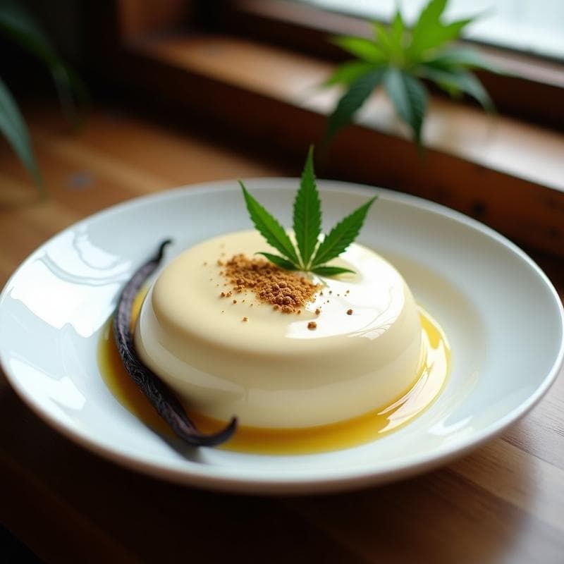 Crema Pastelera de Vainilla y Cannabis: Receta Sin Horno para Postres Relajantes