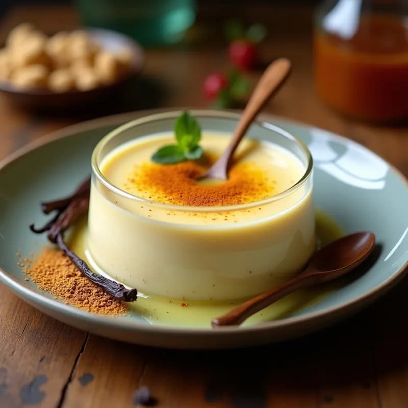Crema Pastelera de Vainilla y Cardo Amargo: Receta Sin Gluten y con Toque Gourmet en 20 Minutos