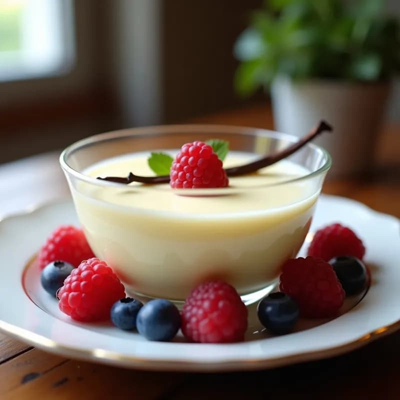 Crema Pastelera de Vainilla Probiótica: Receta Sin Azúcar y con Yogur Griego