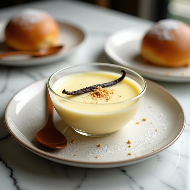 Crema Pastelera de Vainilla Sin Huevos: Receta Fácil y Ligera para Postres
