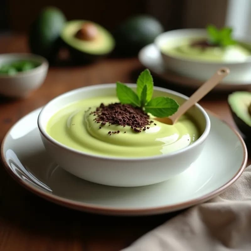 Crema Pastelera Vegana de Aguacate: Receta Sin Lácteos y Sin Horno en 10 Minutos