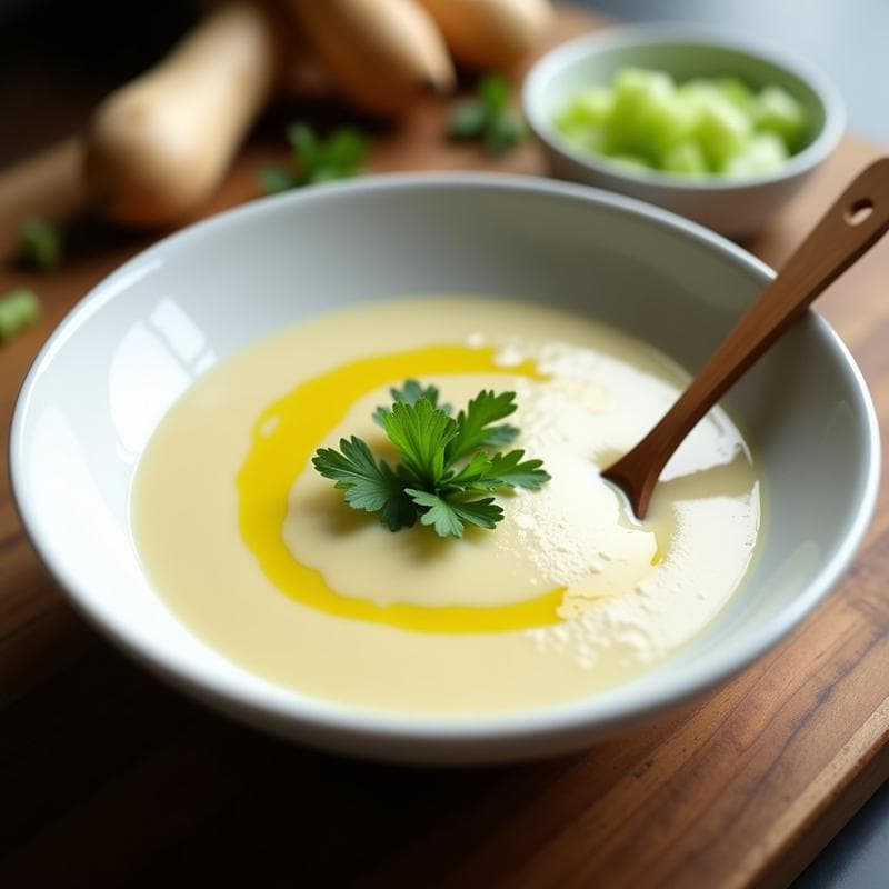 Crema de Pastinaca y Apio en Thermomix: Receta Suave y Digestiva en 15 Minutos