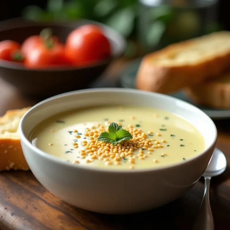 Crema de Pasto con Ajonjolí Crujiente: Receta Colombiana Fácil y Reconfortante