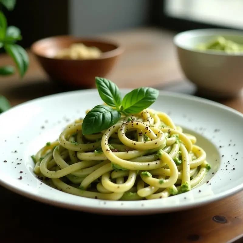 Crema de Pesto Alfredo con Coliflor: Receta Sin Lactosa Alta en Proteína