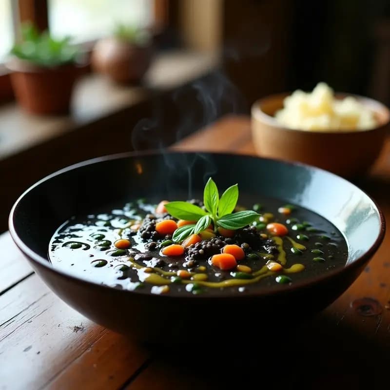 Crema de Pasto con Arroz Negro: Receta Aislante Termica para Invierno
