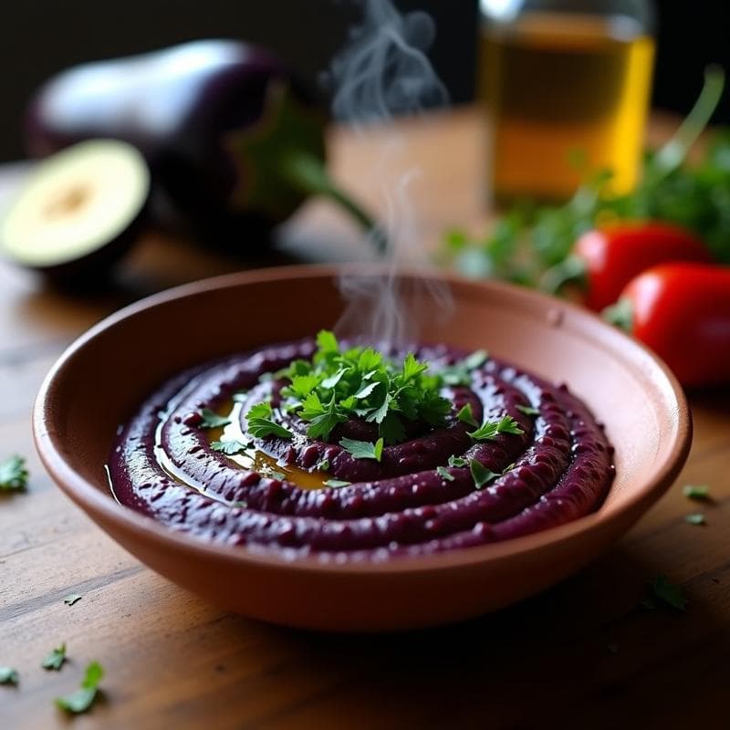 Crema de Pasto de Berenjena Ahumada: Receta Vegana y Reconfortante en 25 Minutos
