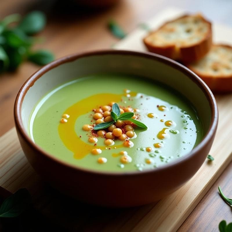Crema Pastor Iluminada: Receta con Espinacas y Garbanzos en 25 Minutos