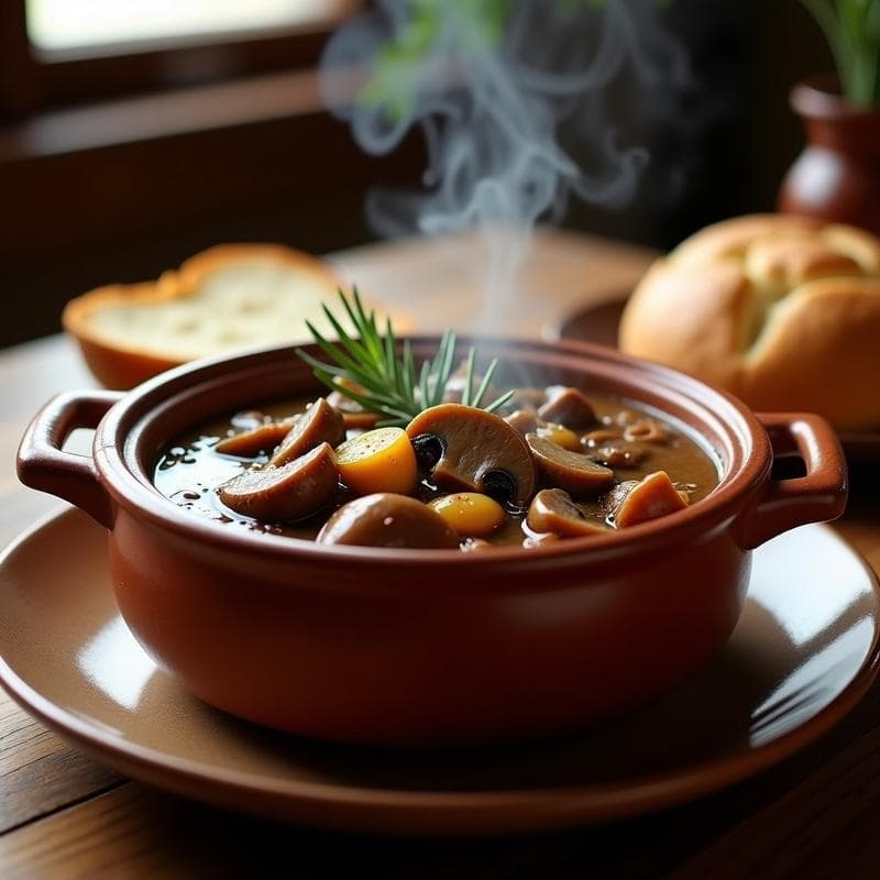 Crema de Pastor con Ternera y Setas: Receta Express en Olla Rápida con Toque Tradicional