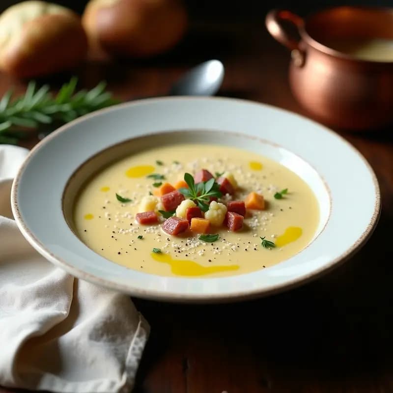 Crema Pastore con Coliflor: Receta Keto Cremosa y Reconfortante en 25 Minutos