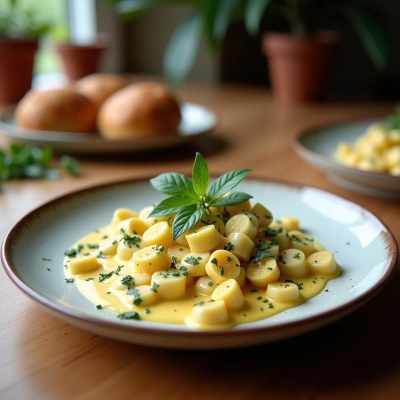 Crema Pastore Aurora Boreal: Receta Italiana con Calabaza y Gorgonzola en 25 Minutos