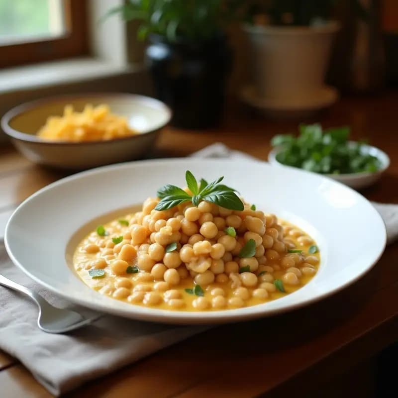 Crema Pastore de Espinacas y Garbanzos: Receta Italiana Alta en Hierro y Sin Lácteos