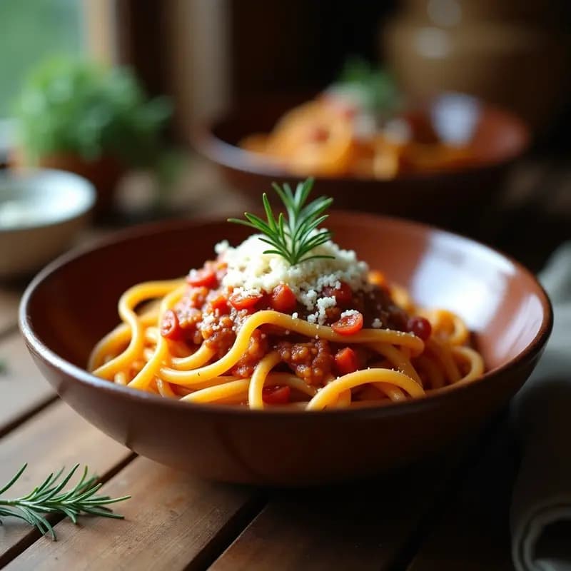 Crema Pastore: Receta Italiana de Strozzapreti con Salsa de Cordero y Queso Pecorino en 30 Minutos