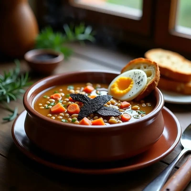 Crema de Pastores con Morillas y Trufa: Receta Gourmet en 25 Minutos con Toque de Montaña