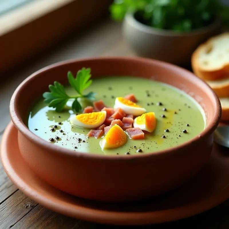 Crema Pastoril de Espinacas y Jamón Serrano: Receta Tradicional en 25 Minutos