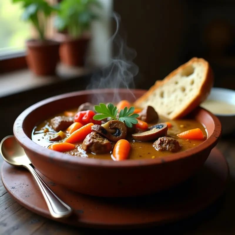 Crema Pastoril de Ternera y Setas: Receta Tradicional Andaluza con Toque de Abuela en 30 Minutos