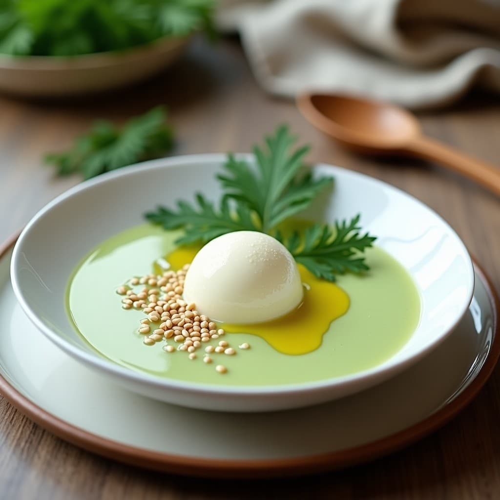Crema Fría de Pepino y Eneldo con Helado de Kéfir: Receta Rusa Detox y Probiótica