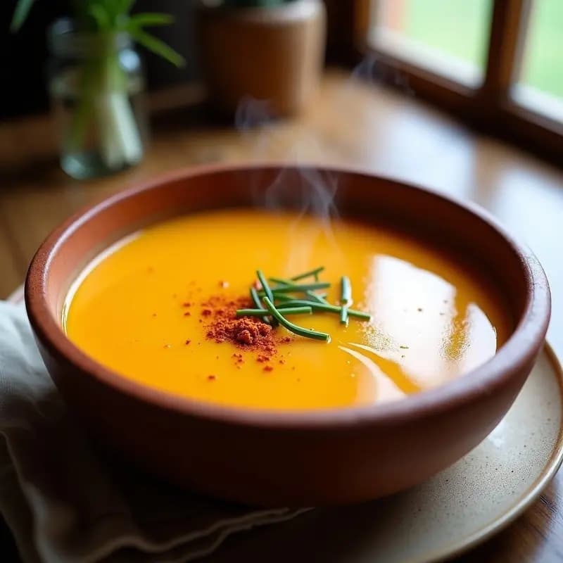 Crema de Puerro Patata y Batata en Thermomix: Receta Veloz con Toque Ahumado