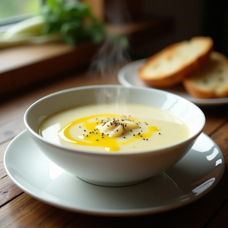 Crema de Puerro y Patata al Termomix: Textura de Seda en 20 Minutos