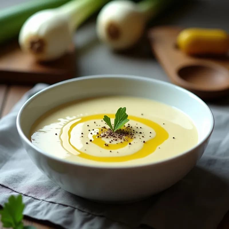 Crema de Puerro y Patata Vegana: Receta en Thermomix Sin Lácteos y Cremosa