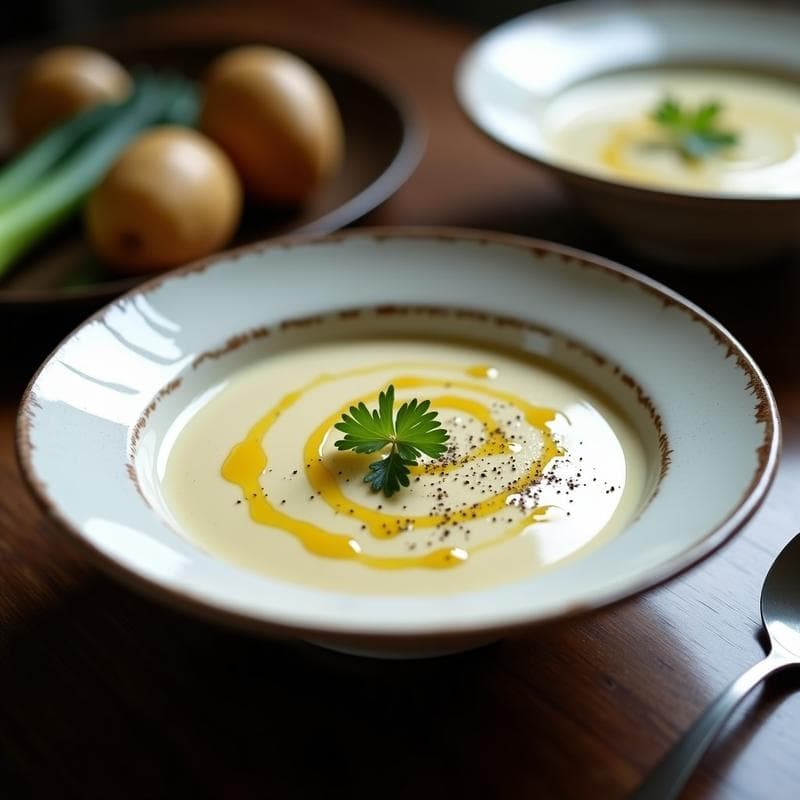 Crema de Puerro y Patata Trufada: Receta en Airfryer sin Cocción Larga
