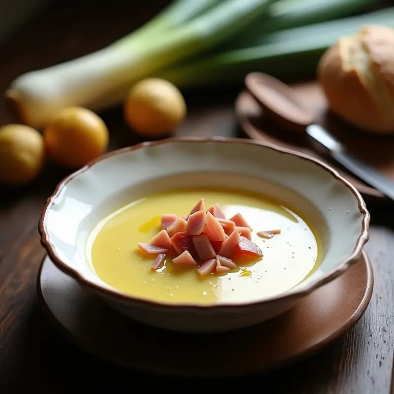 Crema de Puerro y Patata Truhana: Receta Tradicional de El Concejo en 25 Minutos