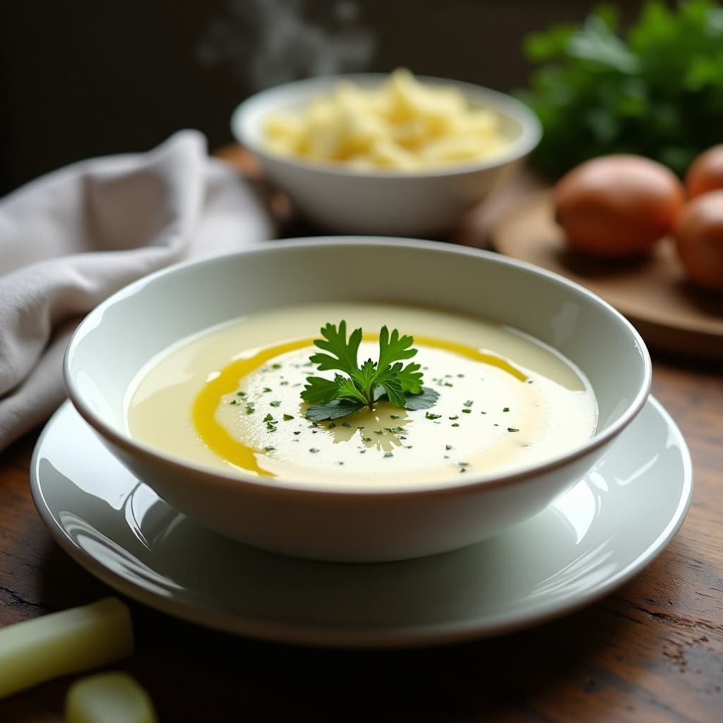 Crema de Puerros y Patata Vegana: Receta Sin Lácteos y Alta en Fibra