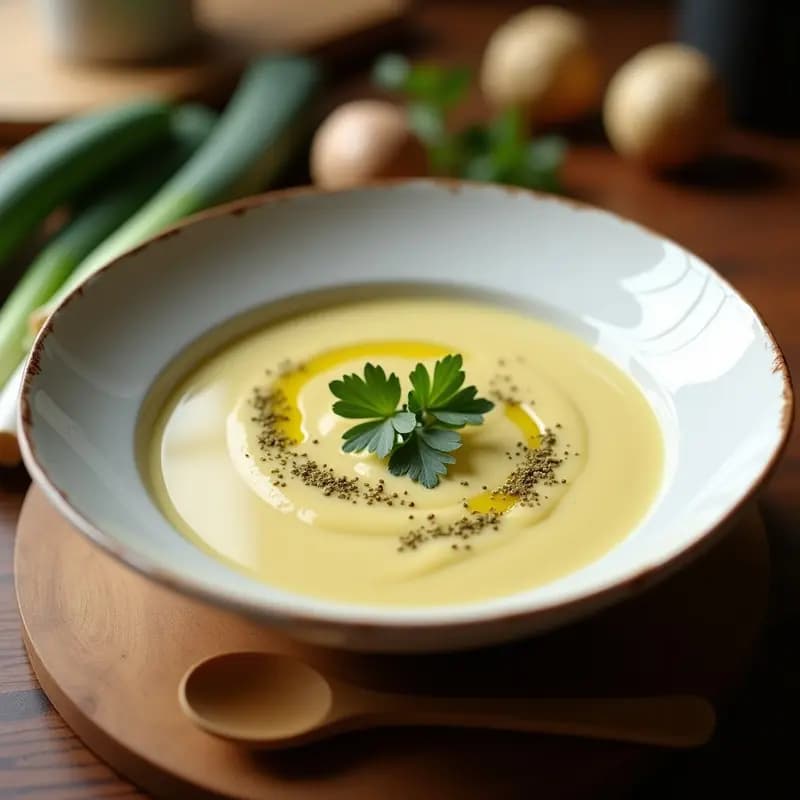 Crema de Puerros y Patata con Zaatar: Receta en Thermomix Rápida y Digestiva