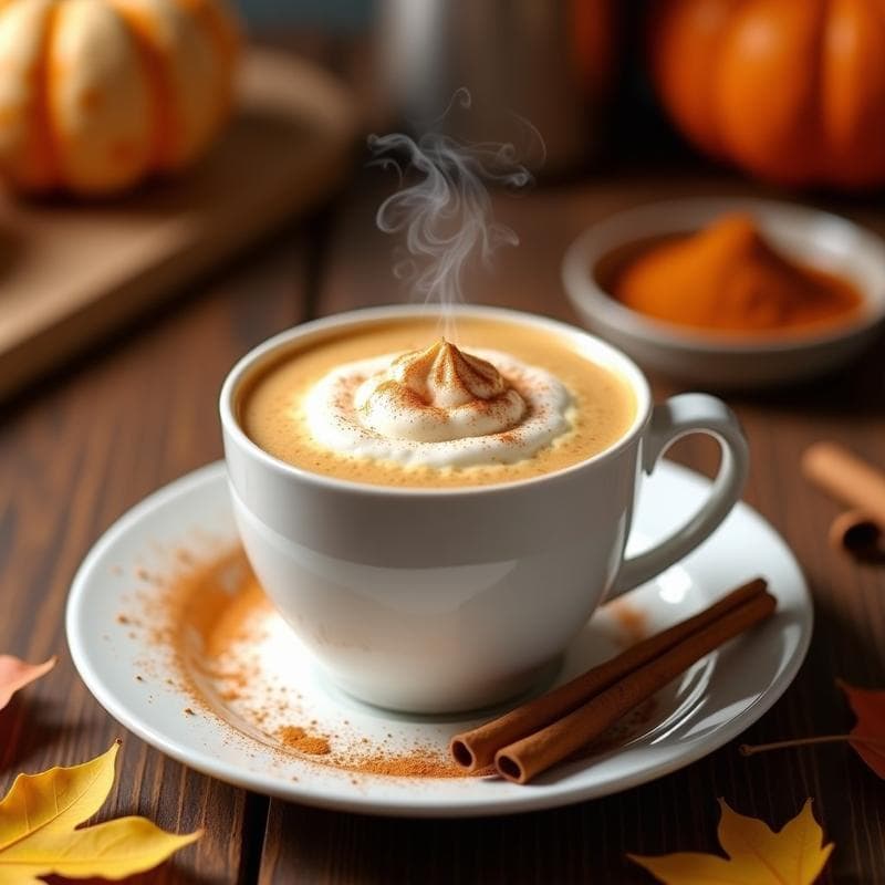 Pumpkin Spice Latte Casero: Receta Fácil con Especias Auténticas y Sin Azúcar