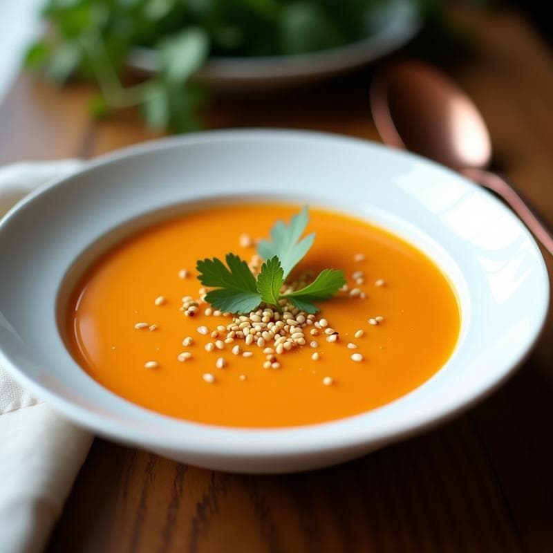 Crema de Zanahoria y Jengibre con Colágeno: Receta Antiinflamatoria y Reparadora en 25 Minutos