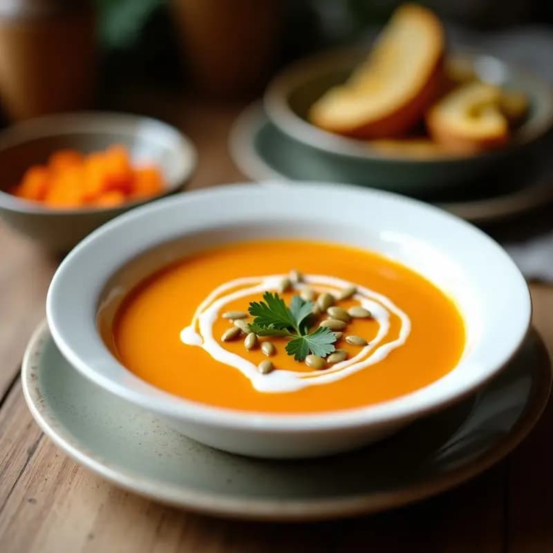 Crema de Zanahoria y Jengibre: Receta en Olla Express para una Cena Ligera y Reconfortante