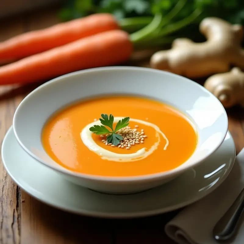 Crema de Zanahoria y Jengibre en Termomix: Receta Cremosa y Depurativa en 20 Minutos
