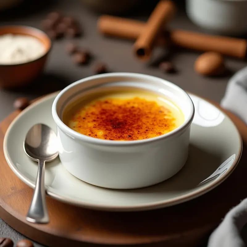 Crème Brûlée de Café y Vainilla: Postre Francés Keto y Sin Azúcar