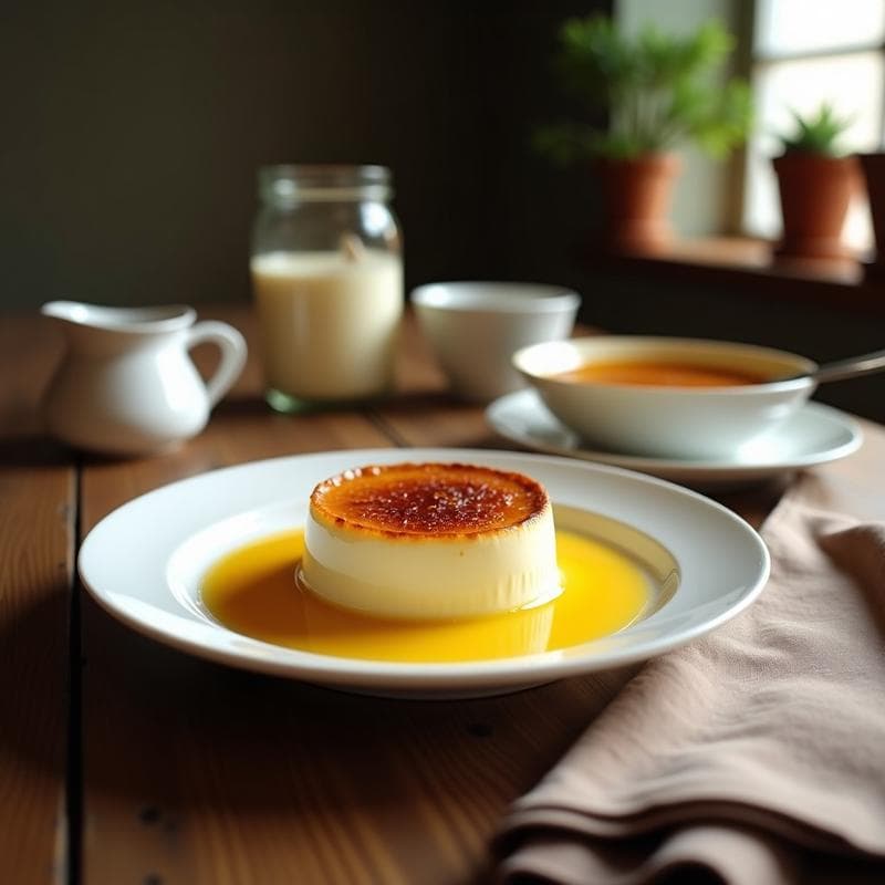 Creme Brûlée de Coco y Stevia: Postre Keto Sin Lácteos con Capa Crujiente en 20 Minutos