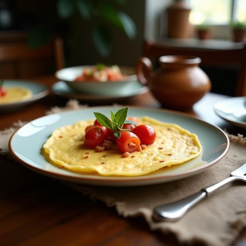 Crepes de Harina de Coco y Karité: Desayuno Africano Sin Gluten y Keto