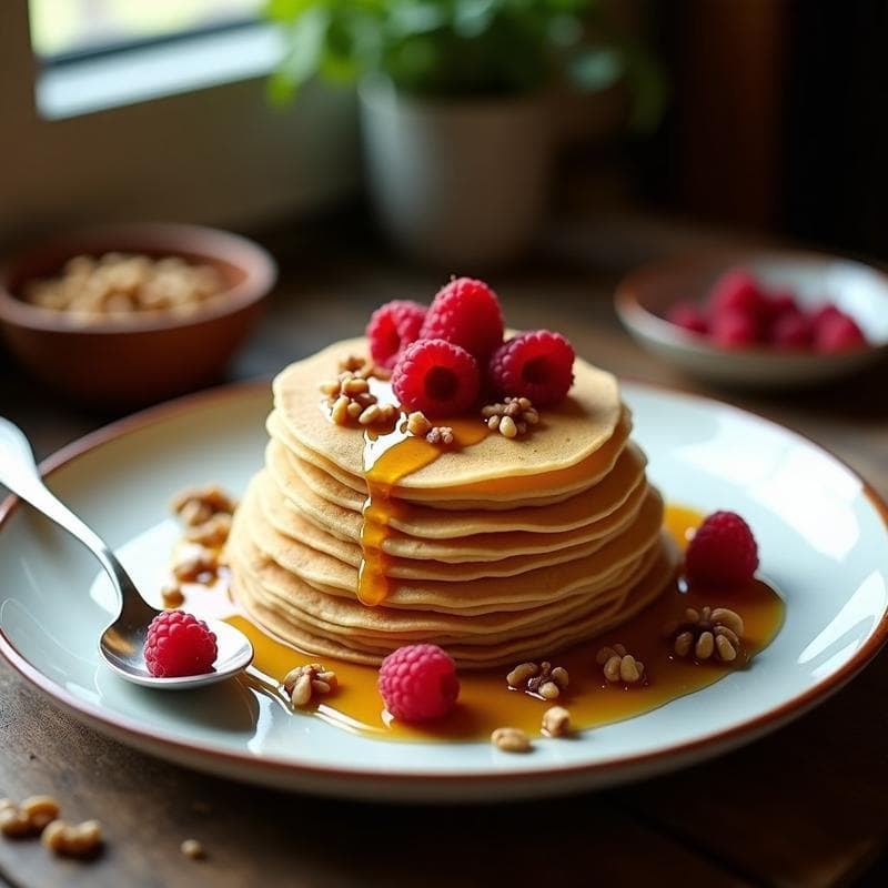 Crepes Integrales con Miel de Trufa Negra: Receta Gourmet en 15 Minutos
