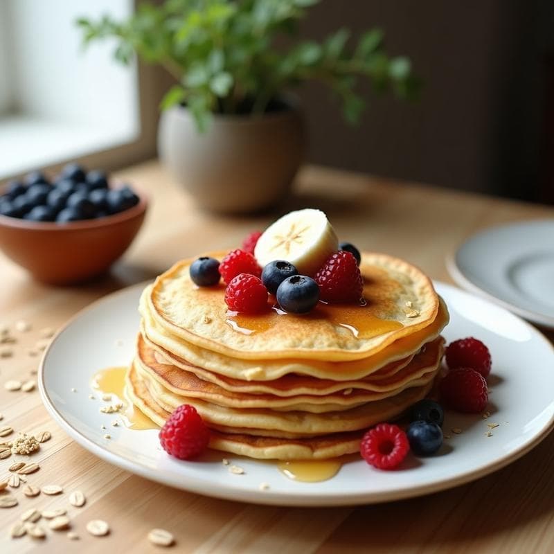 Crepes de Salvado de Avena: Receta Sin Gluten y Alta en Fibra en 15 Minutos